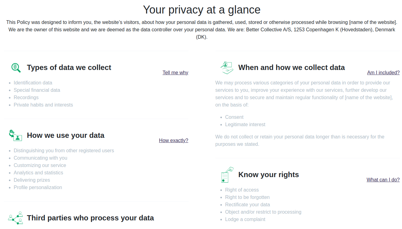 21. Juro Template Privacy Policy